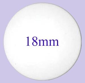 PLASTIC SELF COVER BUTTONS 18 mm2